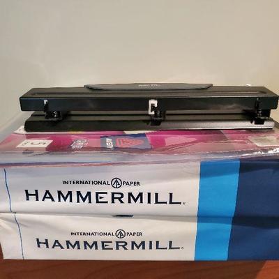R41: Hole Punch and Paper Lot