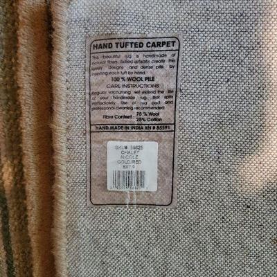 R57: Beautiful Hand Tufted Wool Pile Rug