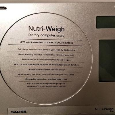 Lot #115  Salter Nutri Weigh Dietary Computer Scale - works