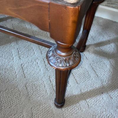 Lot B3: Vintage Upholstered Bench