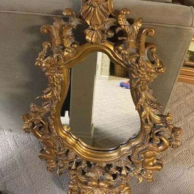Lot B15: Ornate Wall Mirror