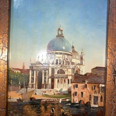 Lot B17: Signed Painting on canvas Artwork
