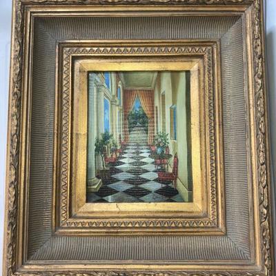 Lot B18: Signed Painting on canvas Artwork