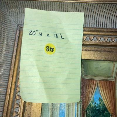 Lot B18: Signed Painting on canvas Artwork