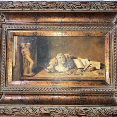 Lot B19: Signed Painting on canvas Artwork