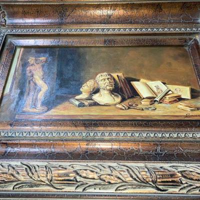 Lot B19: Signed Painting on canvas Artwork