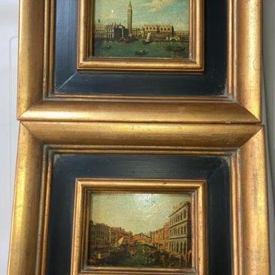 Lot B20: Pair of Signed Paintings on canvas Artwork