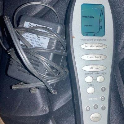 Lot B30: Brookstone Massage chair pad
