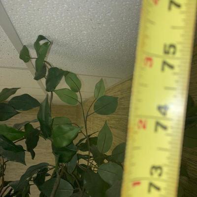 Lot B36: 6.5' tall faux tree