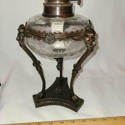 G1: Ornate Oil Lamps @ 2ft Tall
