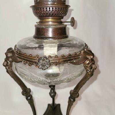 G1: Ornate Oil Lamps @ 2ft Tall
