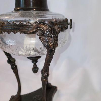 G1: Ornate Oil Lamps @ 2ft Tall