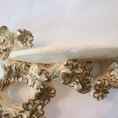 G2: Chalkware Floral Shelves