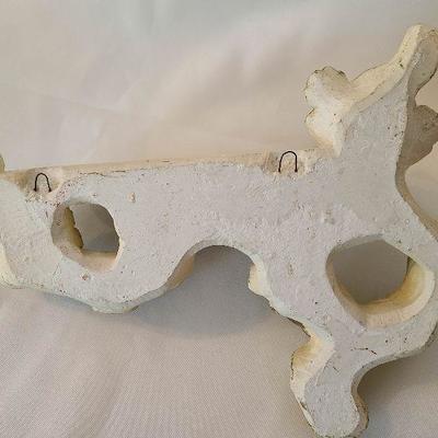 G2: Chalkware Floral Shelves