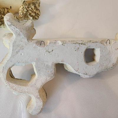 G2: Chalkware Floral Shelves