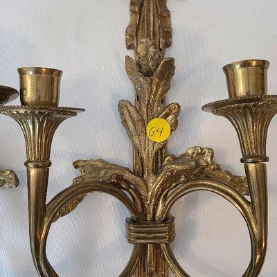 G4: Tall Wall Candlesticks / Sconces