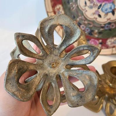 G7: Home Decor Brass Candlesticks