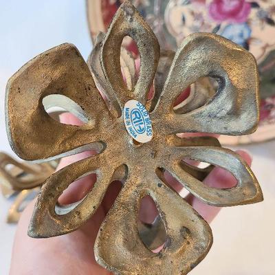 G7: Home Decor Brass Candlesticks