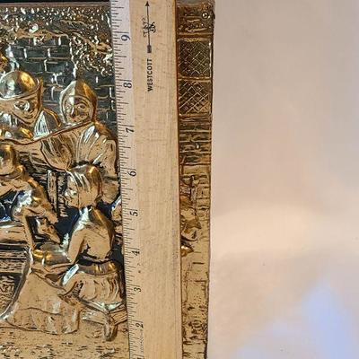 G13: Gold Foil Magazine Rack