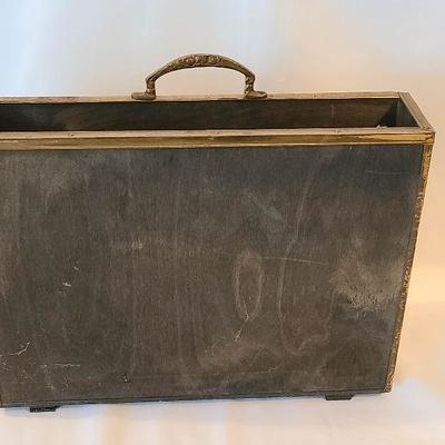 G13: Gold Foil Magazine Rack