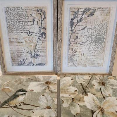 G17: Bird/Floral Frames/Art