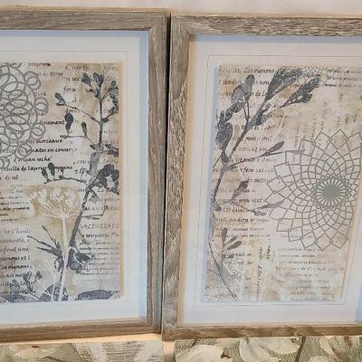 G17: Bird/Floral Frames/Art