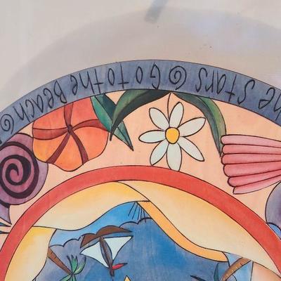 G23: Large Lazy Susan Artist Signed