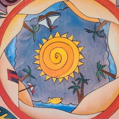 G23: Large Lazy Susan Artist Signed