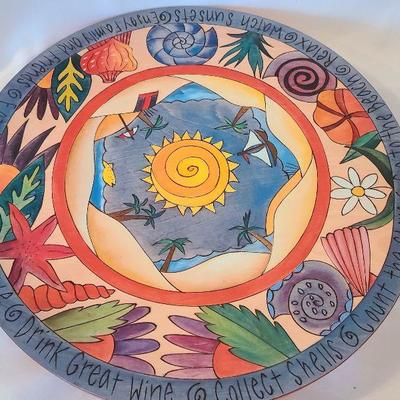 G23: Large Lazy Susan Artist Signed
