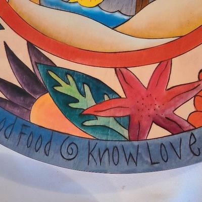 G23: Large Lazy Susan Artist Signed