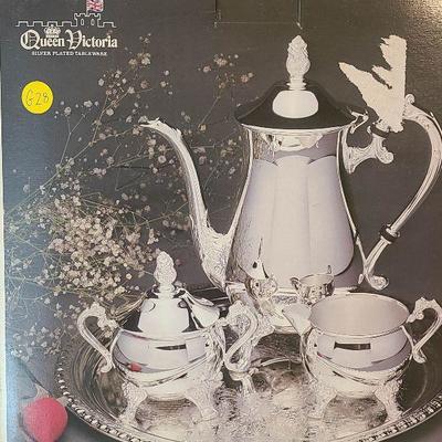 G28: Silverplate Tea Set