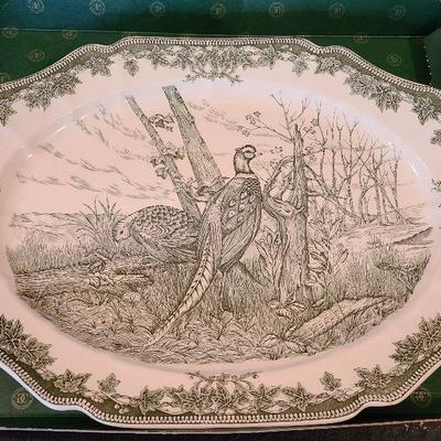 G38: Wedgewood Turkey Platter William & Sonoma