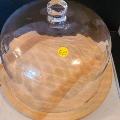 G39: Covered Lazy Susan and Cheese Plate