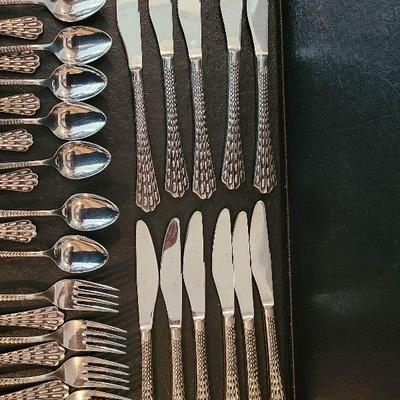 G42: MCM 1966 Cosmos Stainless Flatware 