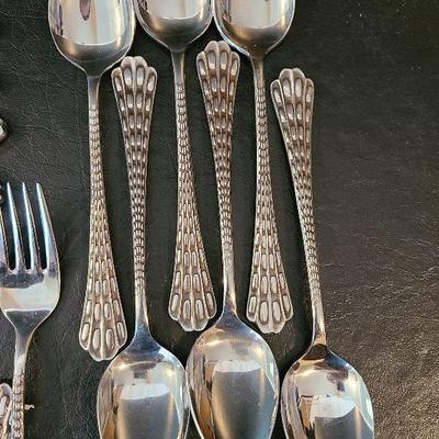 G42: MCM 1966 Cosmos Stainless Flatware 