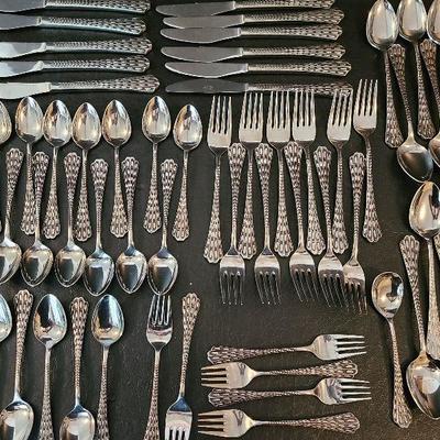 G42: MCM 1966 Cosmos Stainless Flatware 