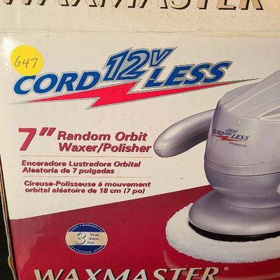 G47: Waxmaster never used