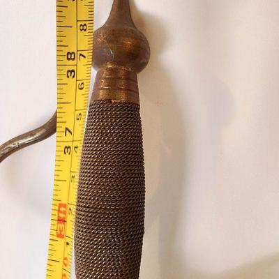 G57: Large Wood Carved Coat of Arms and Swords