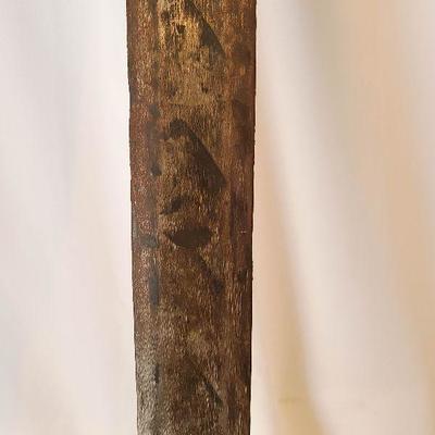 G57: Large Wood Carved Coat of Arms and Swords