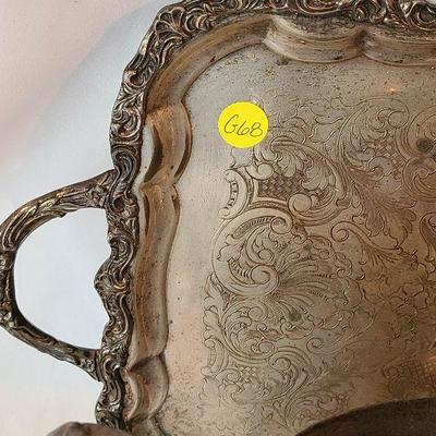 G68: Silverplate Tray and more