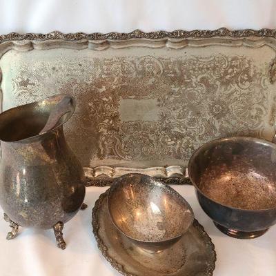 G68: Silverplate Tray and more