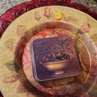 K1: Large Decorative Plates/Coasters
