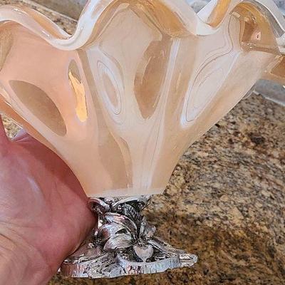 K14: Large Glass Bowl Decoration