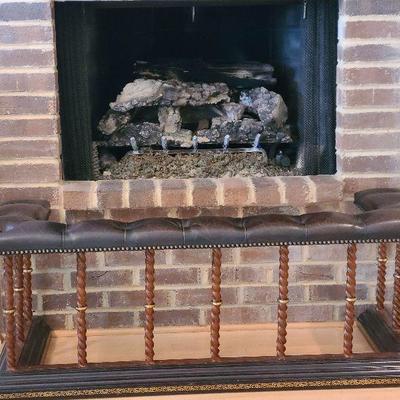 K20: Fireplace Sitting Bench 