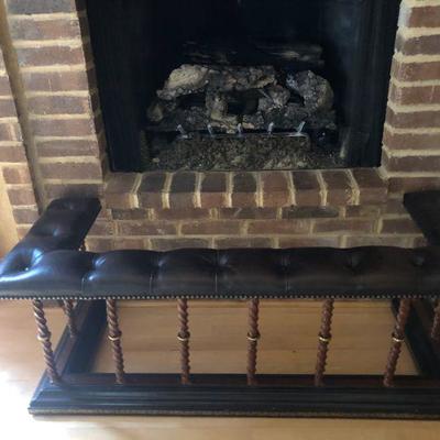 K20: Fireplace Sitting Bench 