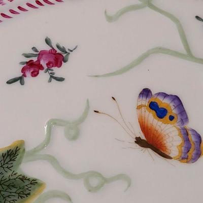 K22: Vintage Chelsea House Butterfly Plates