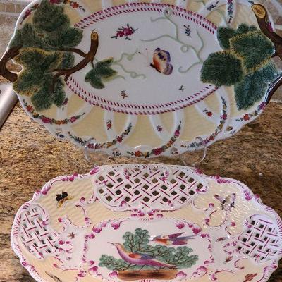 K22: Vintage Chelsea House Butterfly Plates