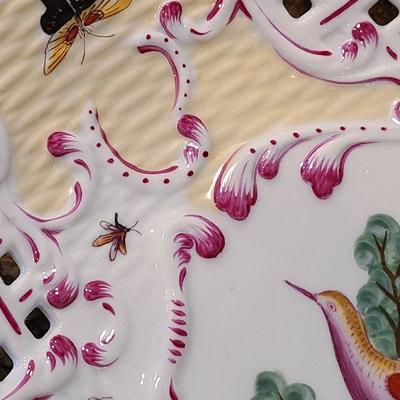 K22: Vintage Chelsea House Butterfly Plates
