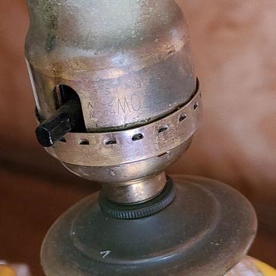 K23: Antique Porcelain/Wood Painted Lamps