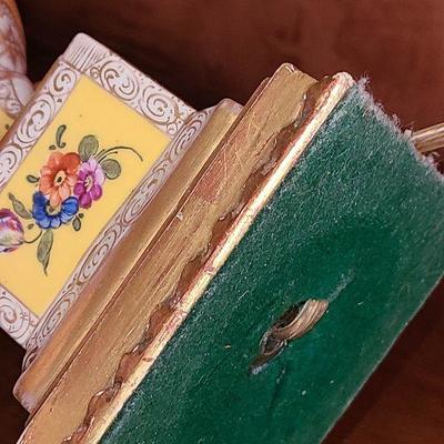 K23: Antique Porcelain/Wood Painted Lamps